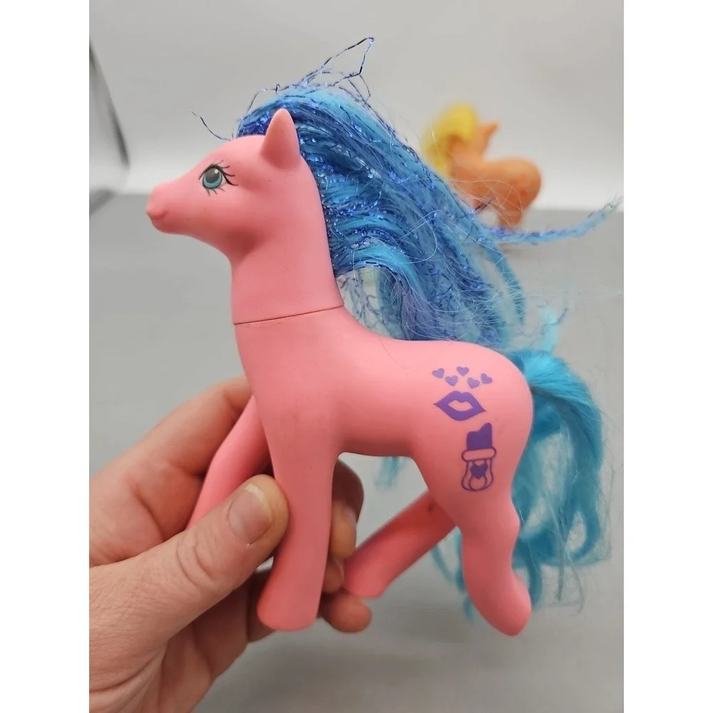 Vintage My Little Pony Sweet Kisses, Baby Cuddles, Applejack‎ Missing Tail